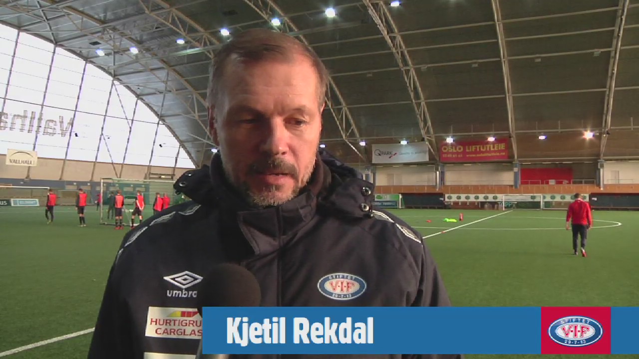 Rekdal før kampen mot Viking